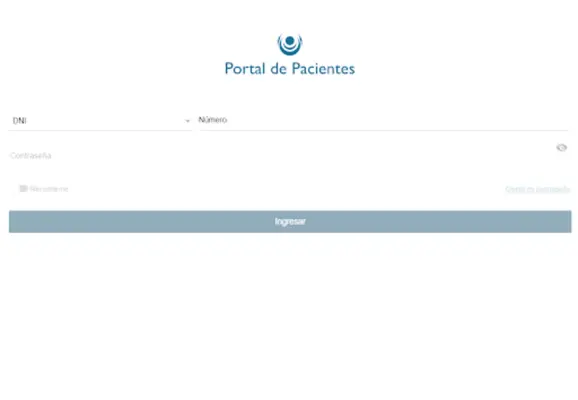 Portal de Pacientes android App screenshot 1